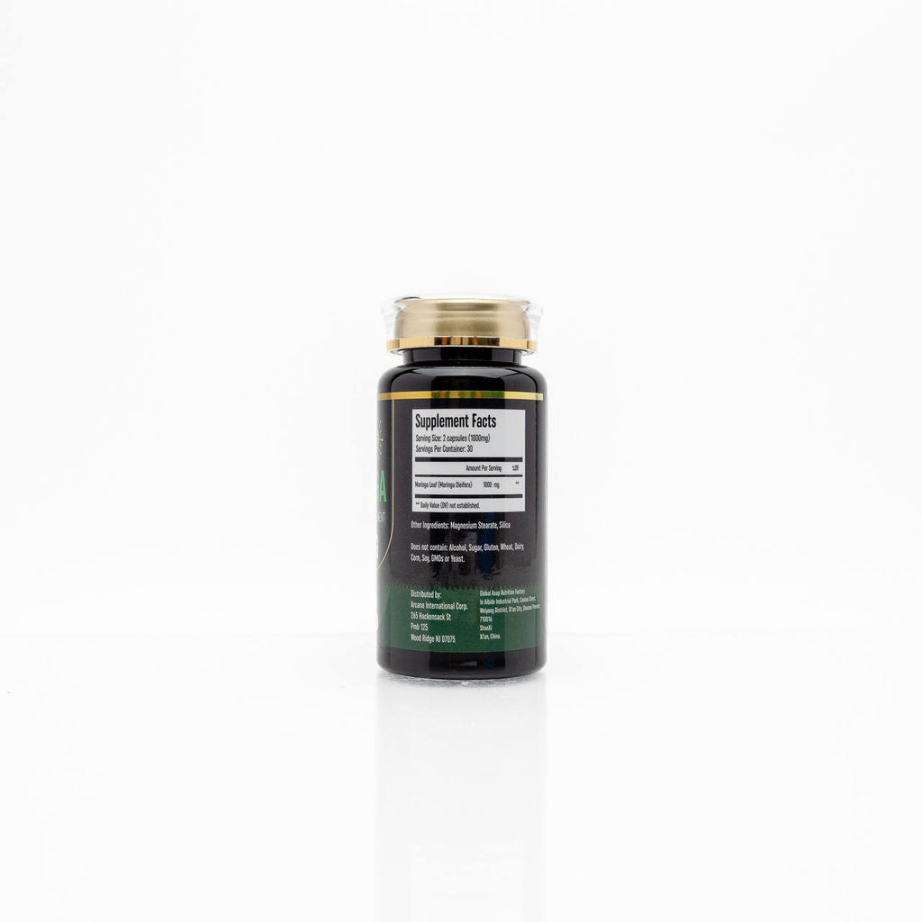 PURE ORGANIC MORINGA CAPSULES 1000MG 60CT BOTTLE