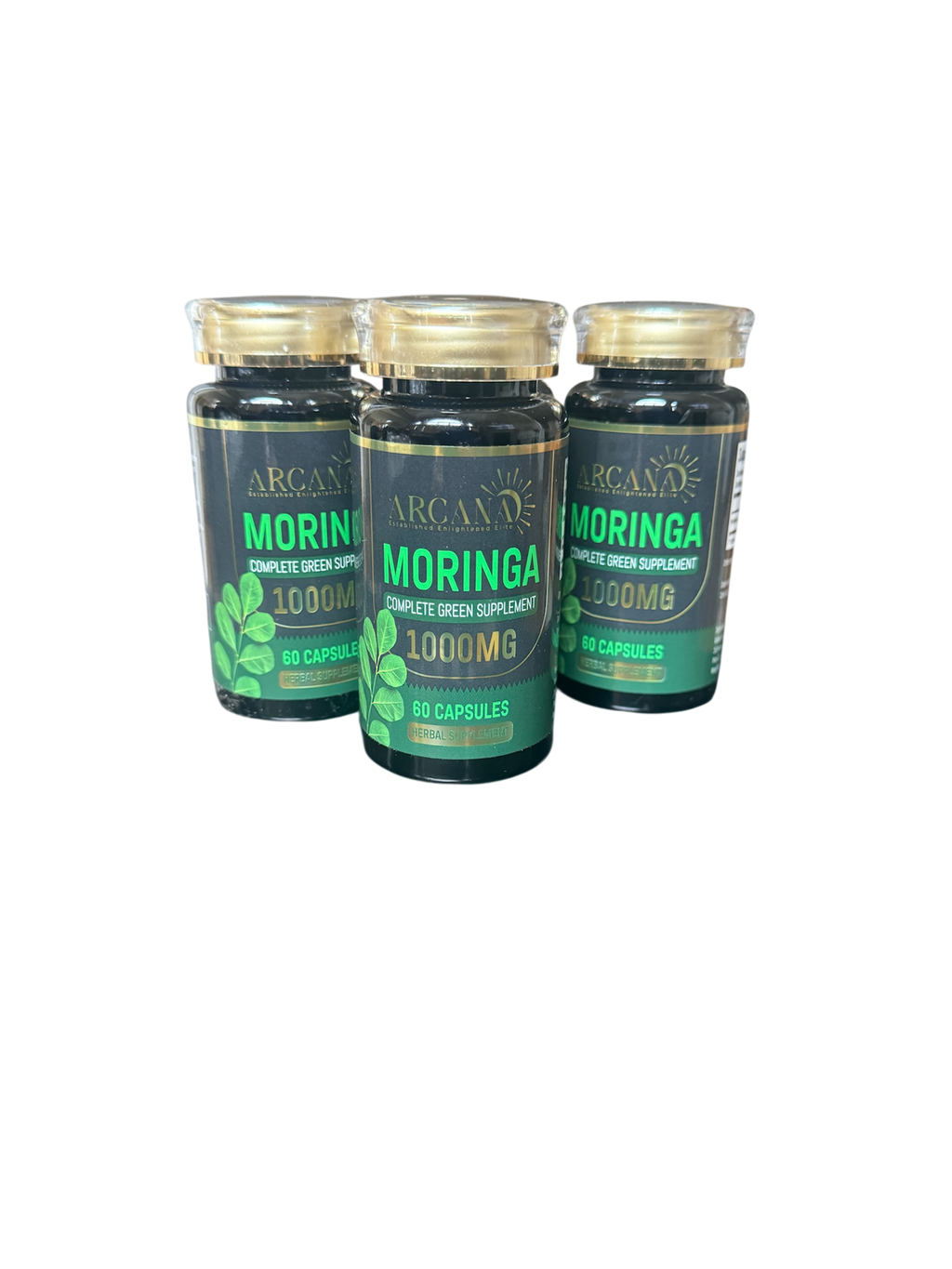 PURE ORGANIC MORINGA CAPSULES 1000MG 60CT BOTTLE